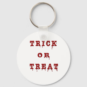 Bloody Letter Trick oder Treat Schlüsselanhänger