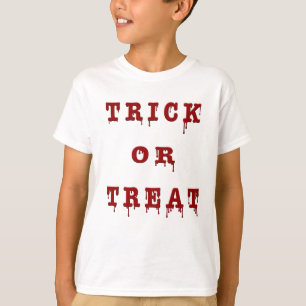 Bloody Letter Trick oder Treat T-Shirt