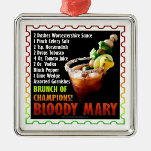 BLOODY MARY, Brunch der Champions Ornament Aus Metall