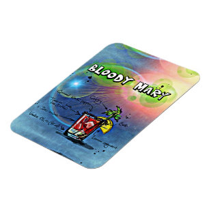 Bloody Mary Cocktail Drink Rezept Magnet