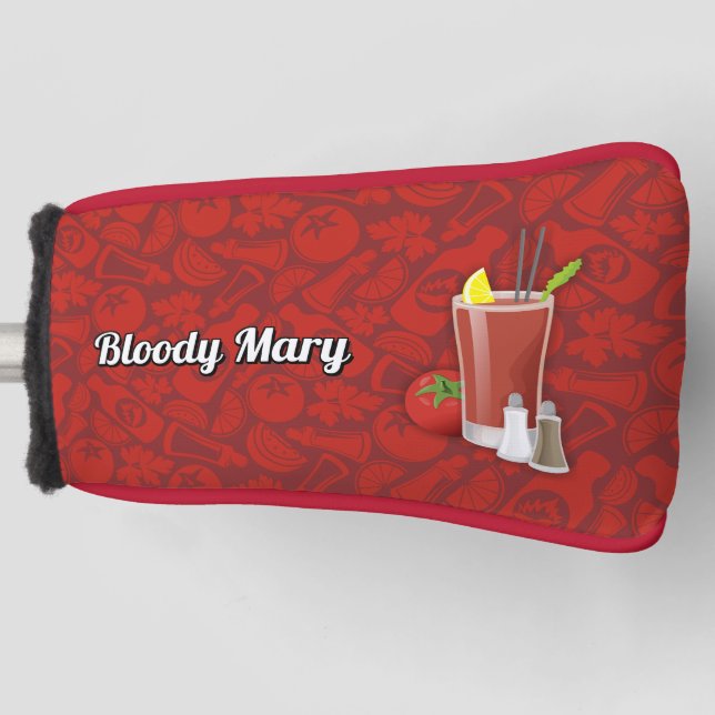 Bloody Mary Cocktail Golf Headcover (Vorderseite)