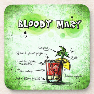 Bloody Mary Drink Rezept Untersetzer