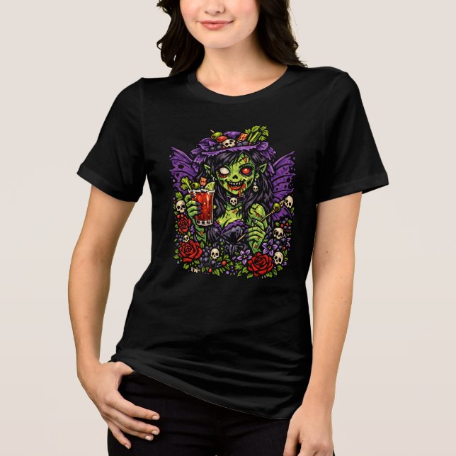 Bloody Mary Fee Tri-Blend Shirt (Vorderseite)