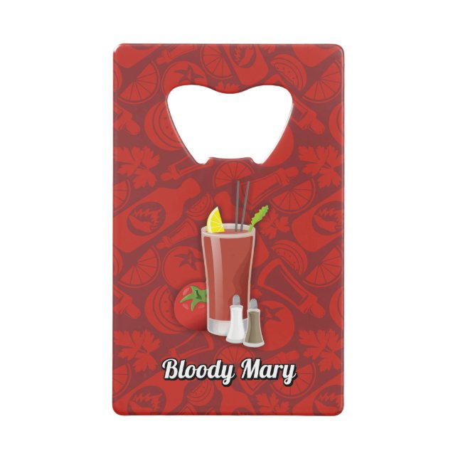 Bloody Mary Geldbeutel Flaschenöffner (Vorderseite)
