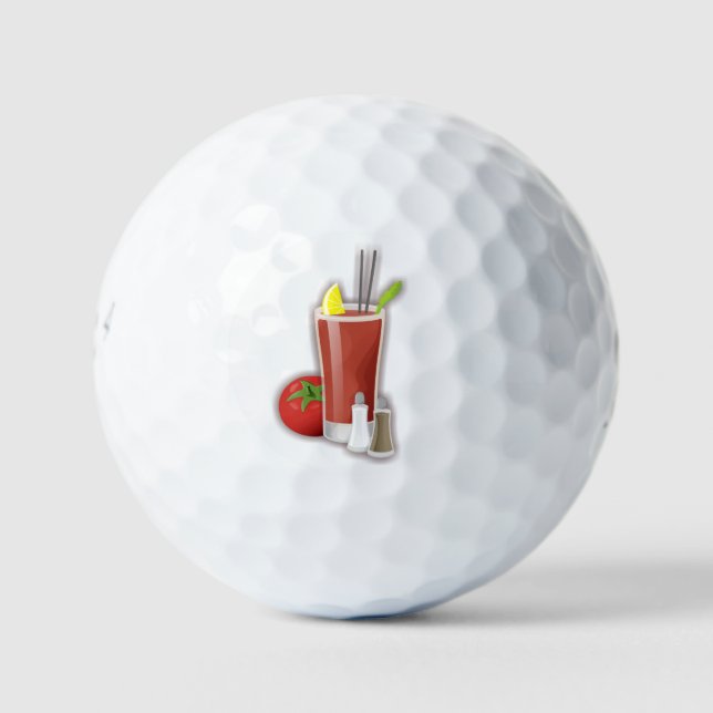 Bloody Mary Golfball (Vorderseite)