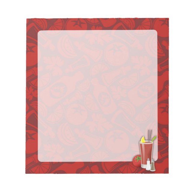 Bloody Mary Notizblock (Vorderseite)