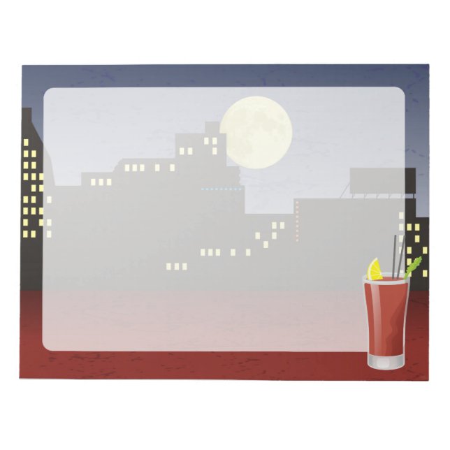 Bloody Mary Notizblock (Vorderseite)