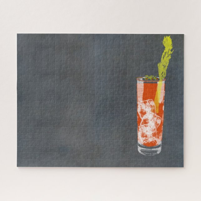 Bloody Mary oder Bloody Caesar Puzzle (Horizontal)