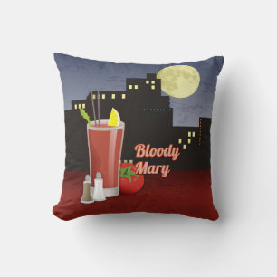 Bloody Mary Recipe Kissen