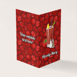 Bloody Mary Recipe Visitenkarten