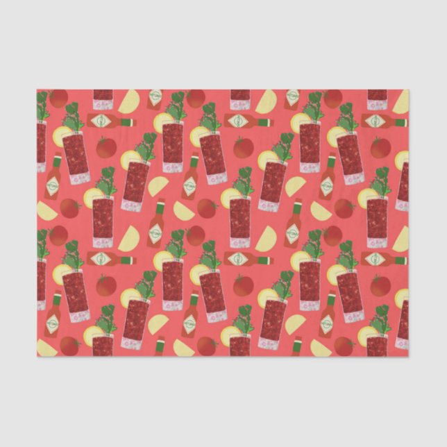 Bloody Mary Seidenpapier (Vorderseite)