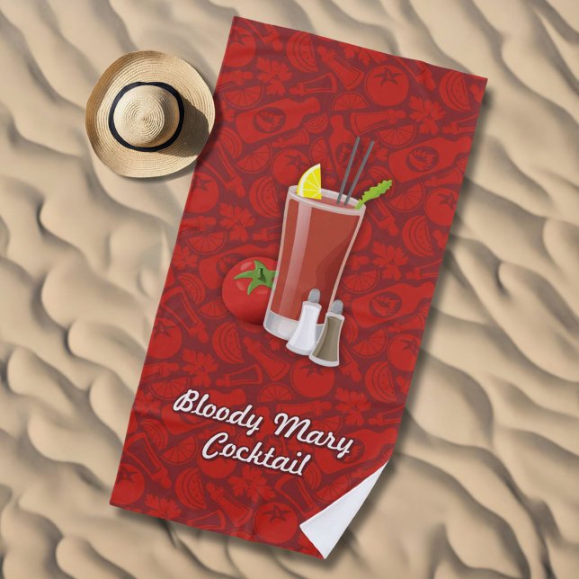 Bloody Mary Strandtuch (Von Creator hochgeladen)