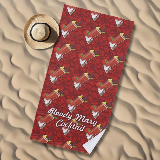Bloody Mary Strandtuch (Von Creator hochgeladen)