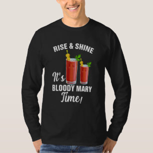 Bloody Mary Time Niedlich Cocktail Girls Dress T-Shirt