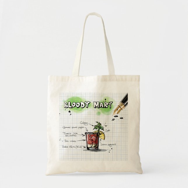Bloody Mary Tragetasche (Vorne)