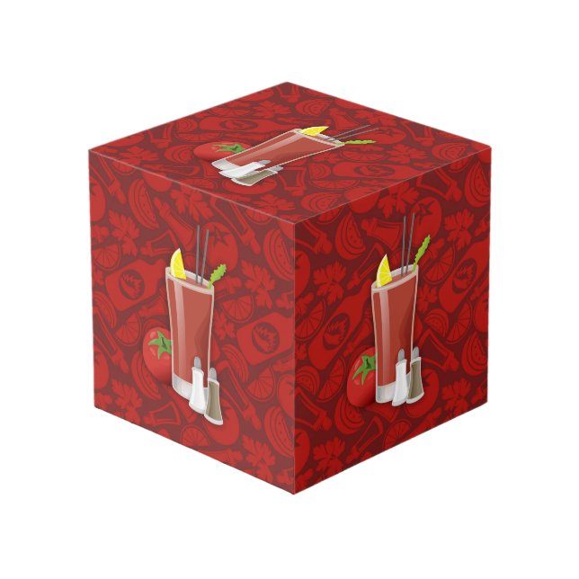 Bloody Mary Würfel (Vorderseite Schrägansicht)