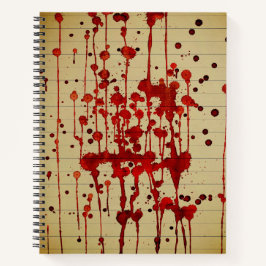 Bloody-Notebook Notizbuch