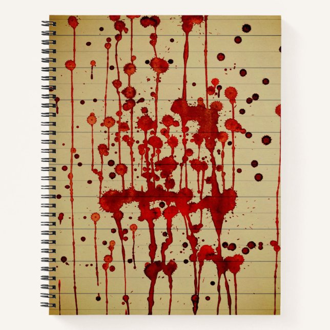 Bloody-Notebook Notizbuch (Vorderseite)