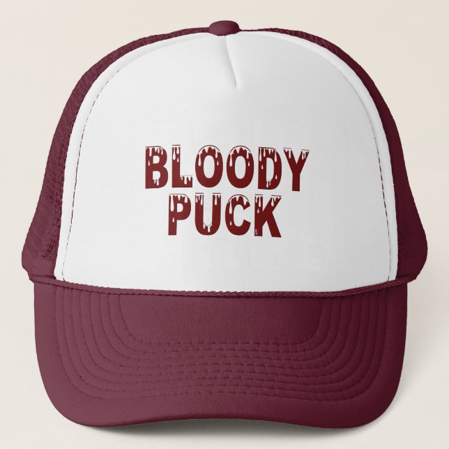Bloody Puck trucker hat Truckerkappe (Vorderseite)