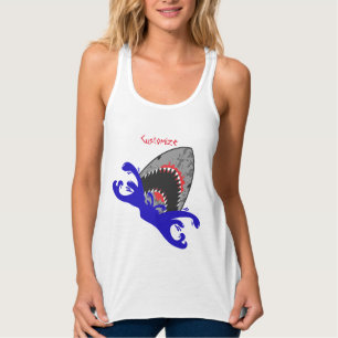 Bloody Shark Haws Thunder_Cove Tank Top