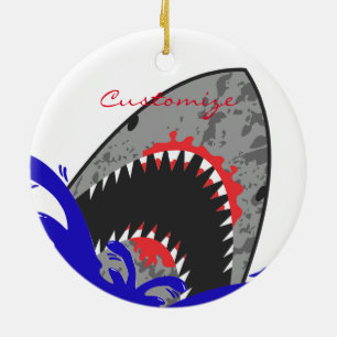 Bloody Shark Jaws Thunder_Cove Keramik Ornament