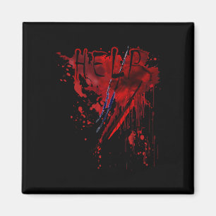 Bloody Shirt Help Blood Spritzer Halloween Blood S Magnet