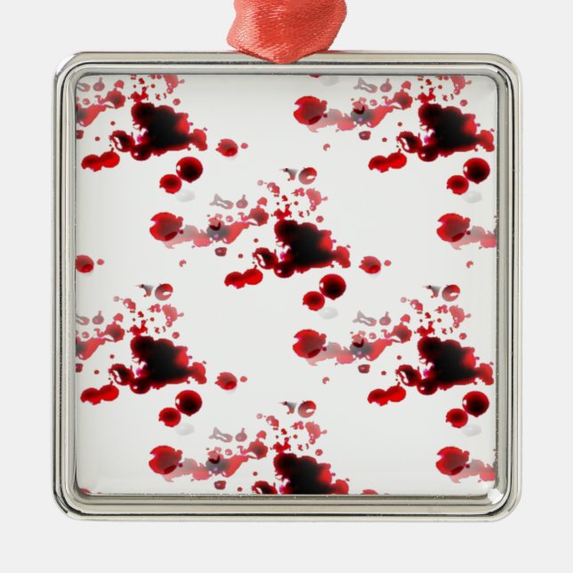 Bloody Silbernes Ornament (Vorne)