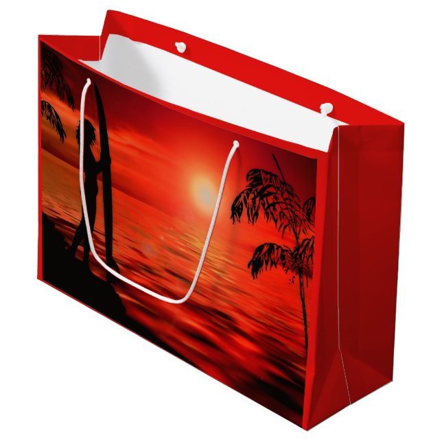 BLOODY SUNSET GROßE GESCHENKTÜTE (Vorderseite Schrägansicht)