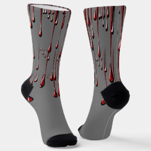 Bloody Tropfens Halloween Socken