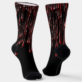 Bloody Tropfens Halloween Socken