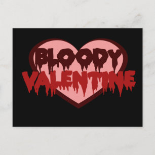 Bloody Valentine Feiertagspostkarte