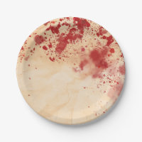 Bloody Vintag Paper Halloween Gothic-Party
