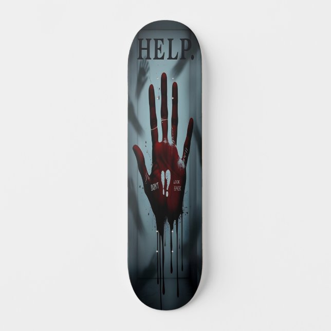 Bloody Warning Edition 1 Skateboard (Vorderseite)