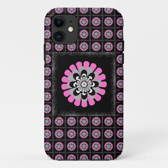 Bloom Blush-Patchwork Case-Mate iPhone Hülle (Rückseite)