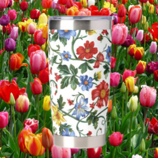 Bloom Boldly | Floral Thermal Tumbler Thermobecher