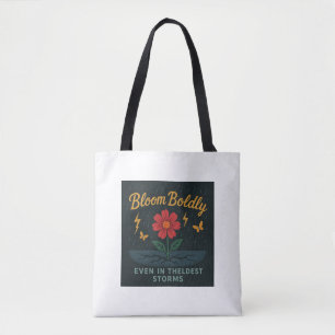 Bloom Bolly" Inspiration Blume Tote Bag