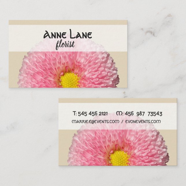 Bloom Busines Card Visitenkarte (Vorne/Hinten)