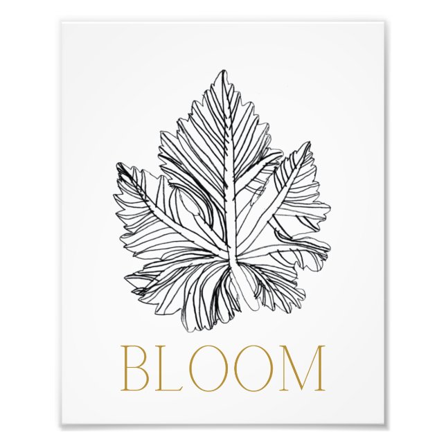 BLOOM-Druck Fotodruck (Vorne)