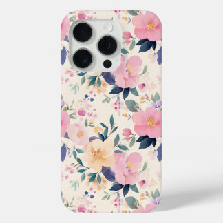 Bloom Elegant Pink Patel Wasserfarbe Case-Mate iPhone Hülle