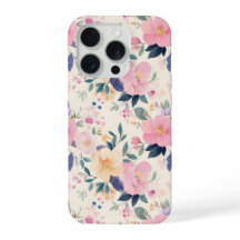 Bloom Elegant Pink Patel Wasserfarbe