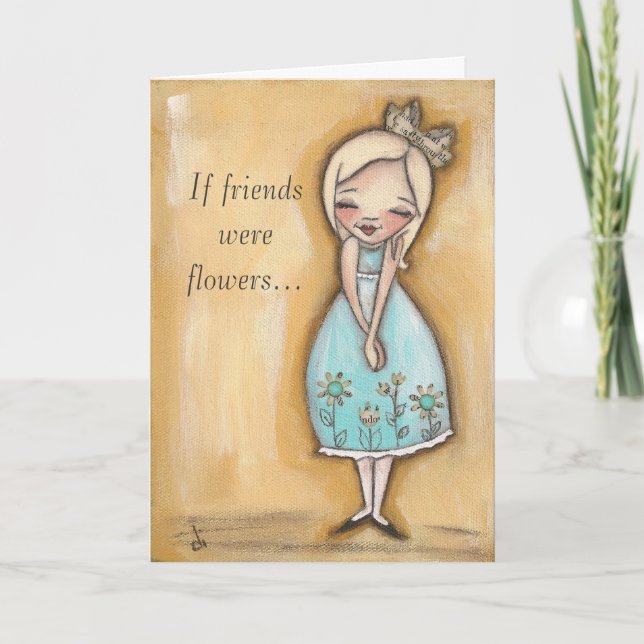 Bloom - Freundschaftskarte Karte (Vorderseite)
