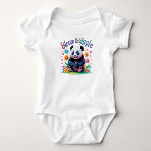 Bloom & Giggle Baby Panda 1 Jahr Outfit Strampler