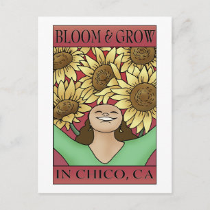 Bloom & Grow in Chico, CA Postkarte