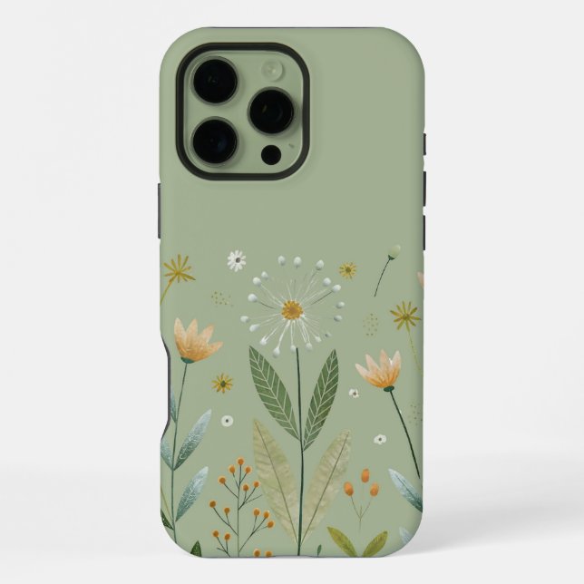 Bloom Grow Minimalist iPhone Hülle (Rückseite)