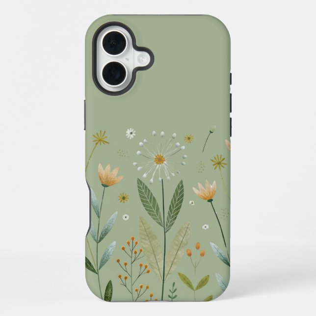 Bloom Grow Minimalist iPhone Hülle (Rückseite)