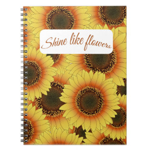 🌸 Bloom hell erleuchtet wie Blume 🌸 Notizblock