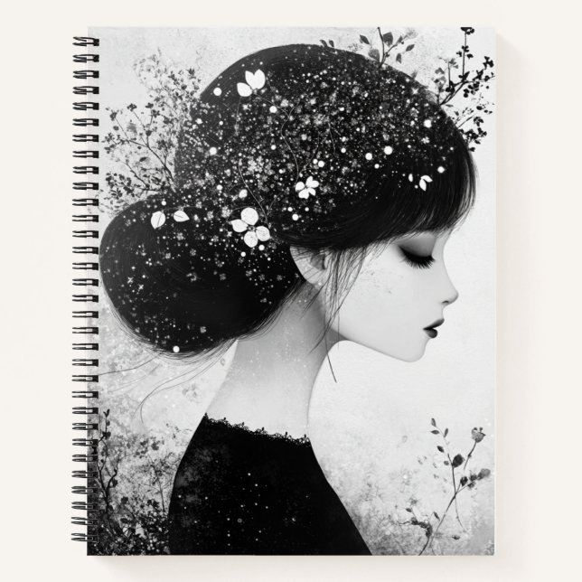 Bloom In: Ein Journal für Selbsterfindung Notizbuch (Vorderseite)