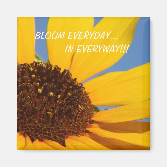 BLOOM JEDEN TAG..., IN JEDEM WEGEN!!! MAGNET (Vorne)