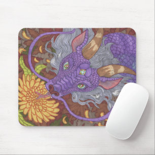 Bloom Lila Dragon Mousepad