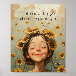 Bloom mit Joy Poster